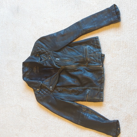 All Saints Leather Jacket - Picture 1 of 6